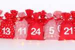 Mobile Preview: Adventskalender zum selbst befüllen rot weiss